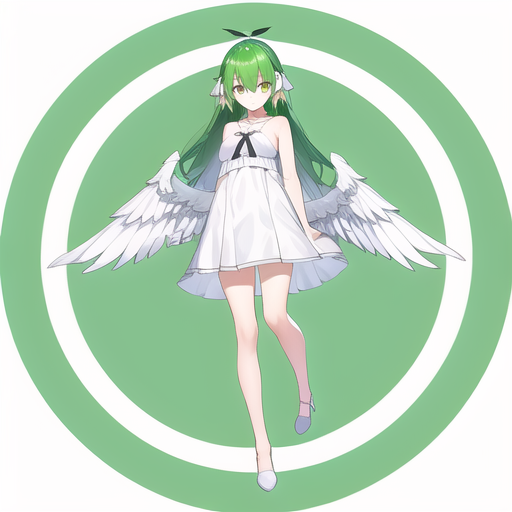 1girl,green hair, white wings s-4210283636.png